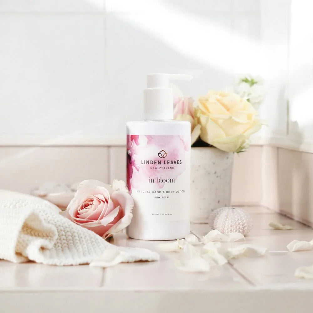 Pink Petal Hand & Body Lotion 300ml-Linden Leaves-Matakana Pharmacy