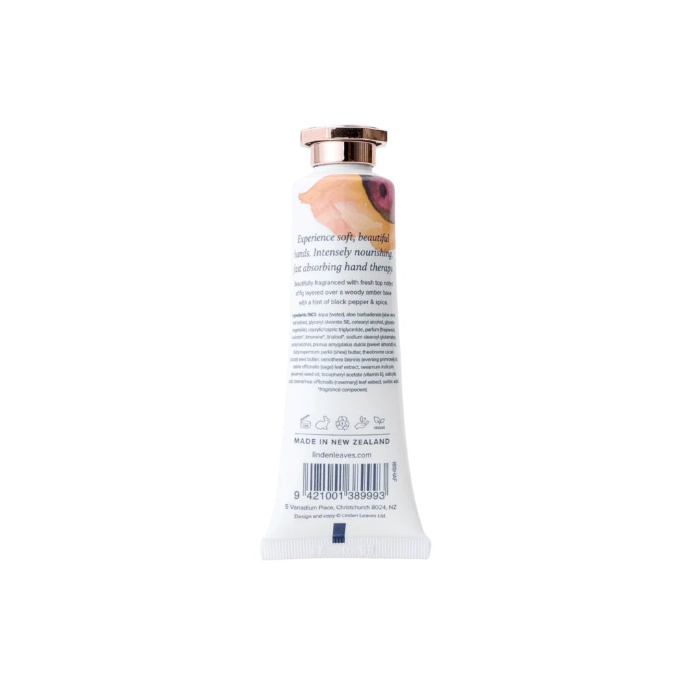 Amber Fig Hand Cream Boxed 25ml-Linden Leaves-Matakana Pharmacy