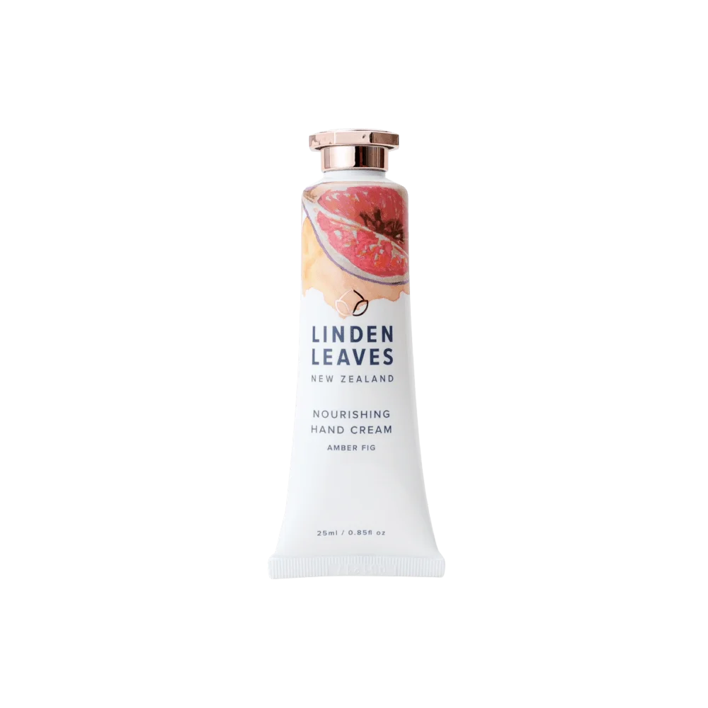 Amber Fig Hand Cream Boxed 25ml-Linden Leaves-Matakana Pharmacy