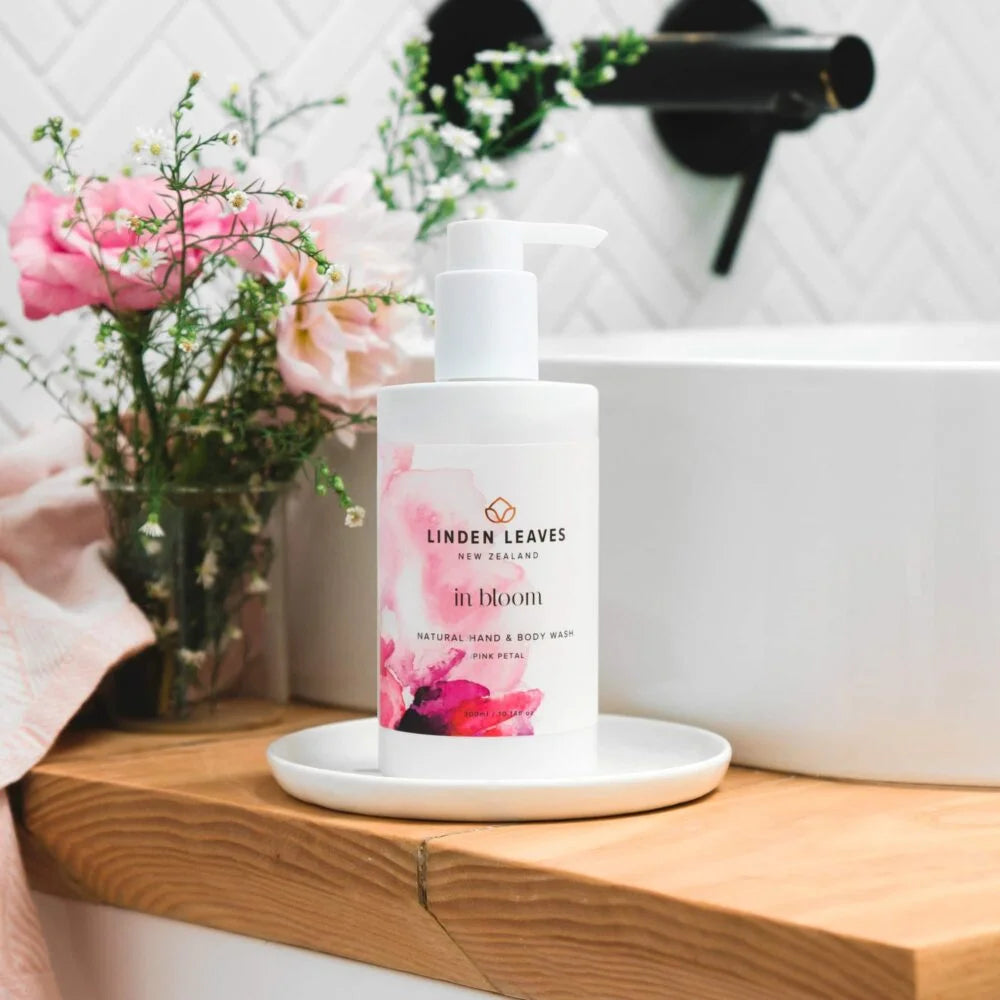 Pink Petal Hand & Body Wash 300ml-Linden Leaves-Matakana Pharmacy