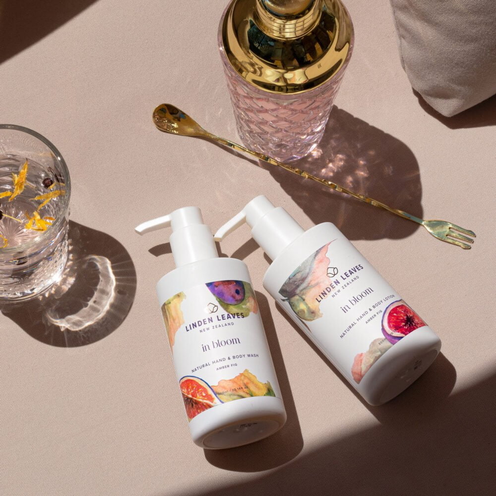 Amber Fig Wash & Lotion Set (2 x 300ml)-Linden Leaves-Matakana Pharmacy