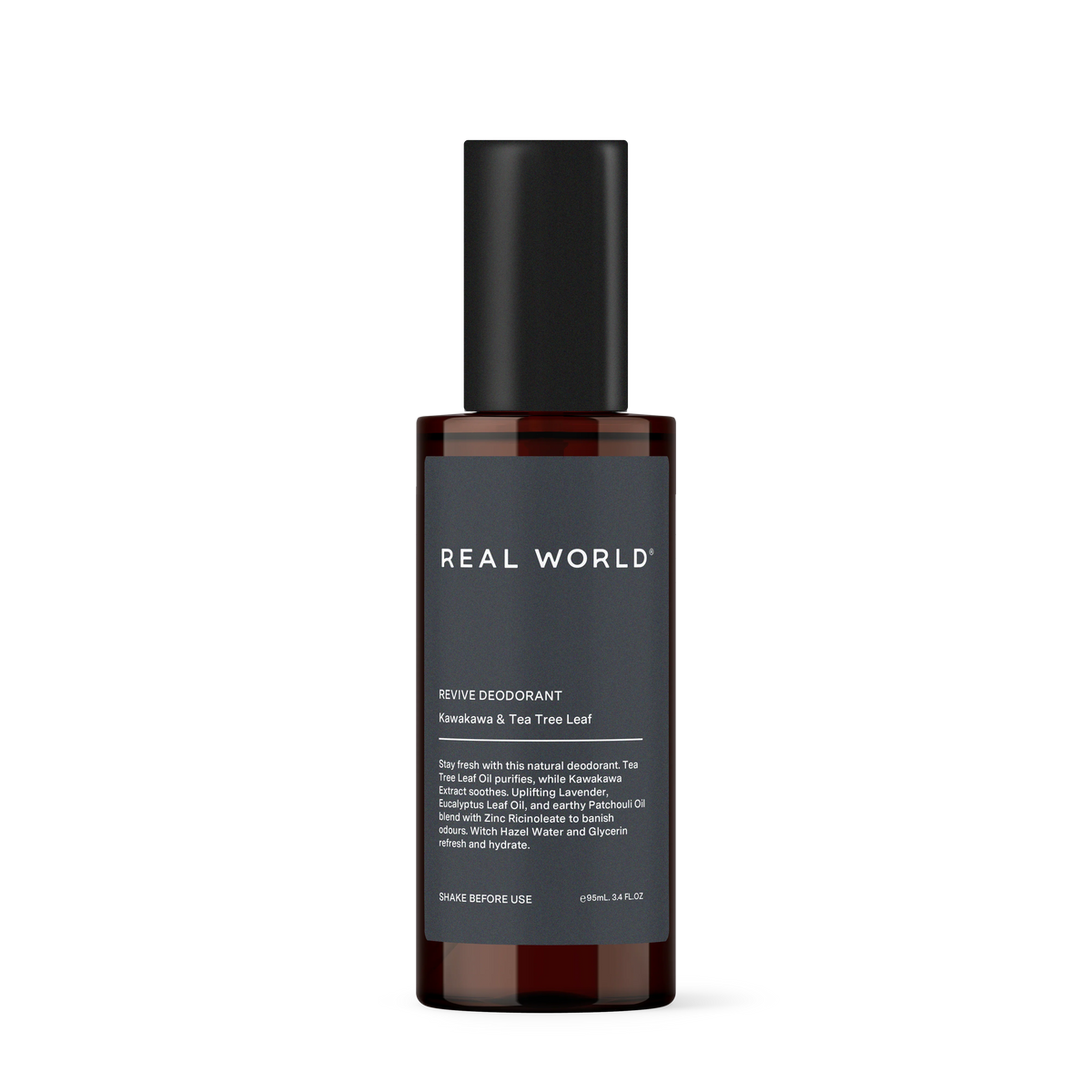 Kawakawa & Tea Tree Deodorant 95mL-Real World-Matakana Pharmacy