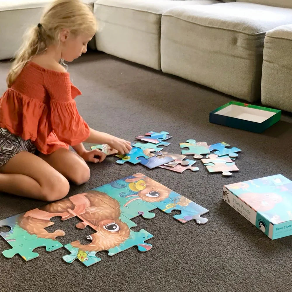 Kuwi's Rowdy Crowd Floor Puzzle 24 Piece-Illustrated Publishing-Matakana Pharmacy