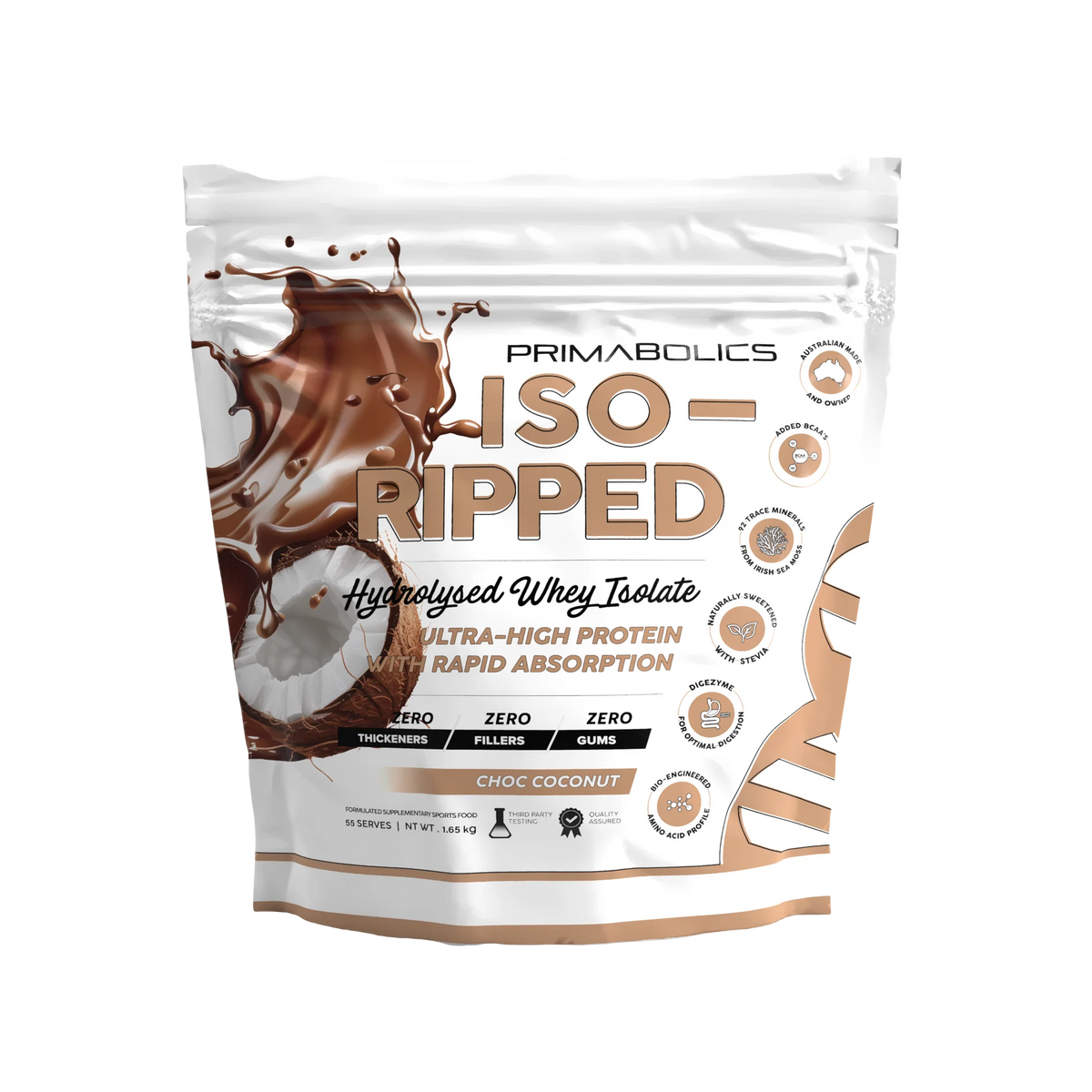 Iso Ripped Choc Coconut 55 Serve-Primabolics-Matakana Pharmacy