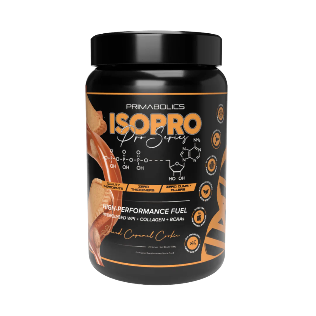 Iso Pro Spiced Caramel Cookie 750g-Primabolics-Matakana Pharmacy