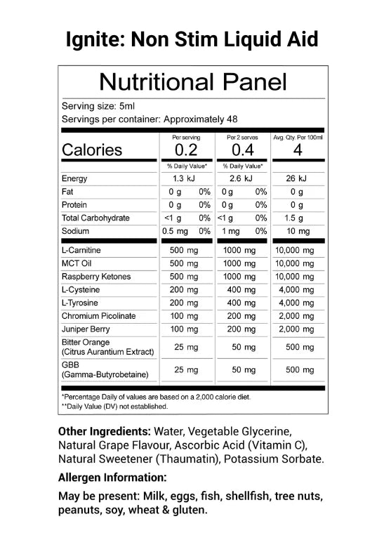 Ignite Liquid Shred Formula Grape 240ml-Hercules-Matakana Pharmacy