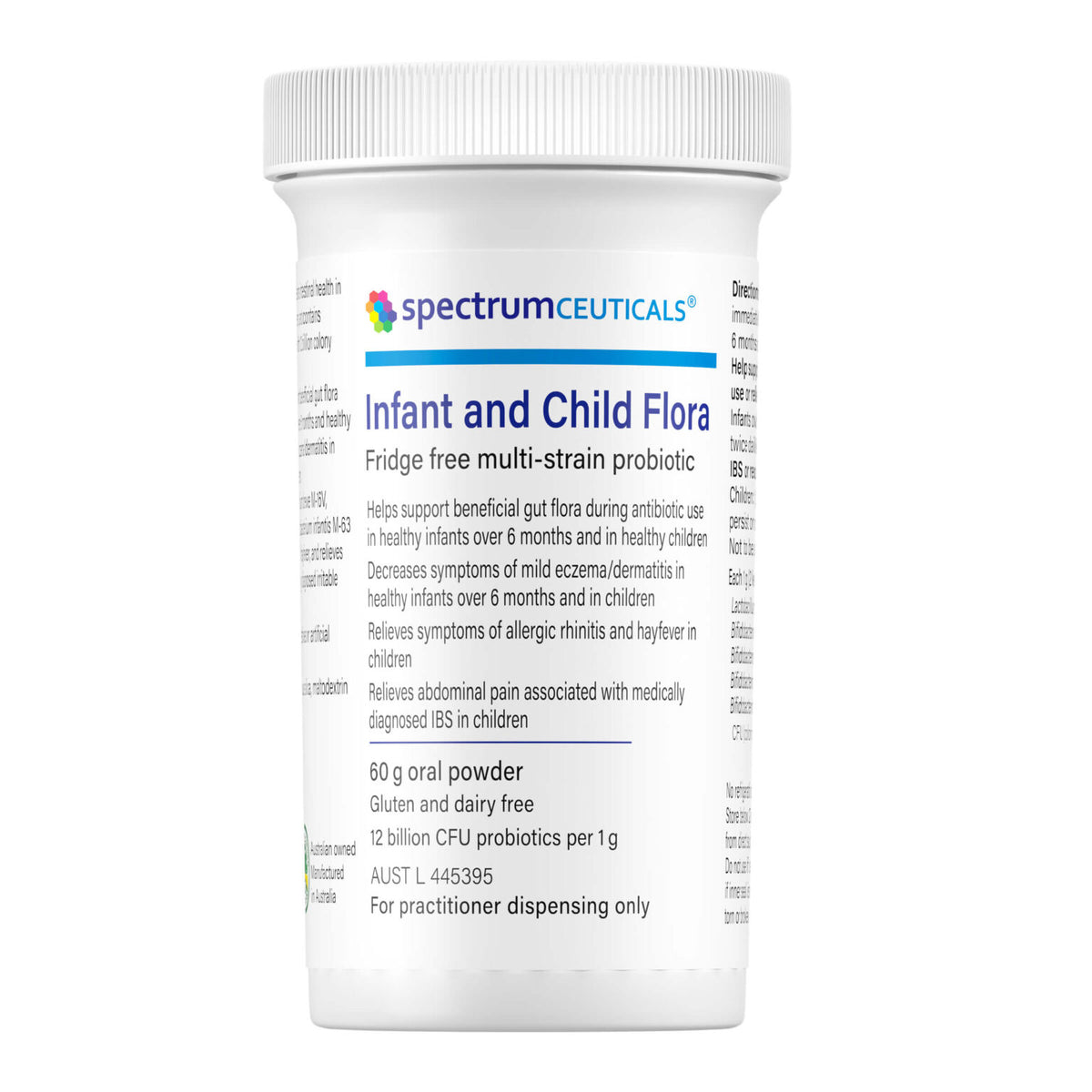 Infant & Child Flora Powder 60g-SpectrumCeuticals-Matakana Pharmacy