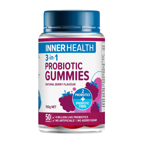 Image of Inner Health 3-in-1 Probiotic Gummies 50s