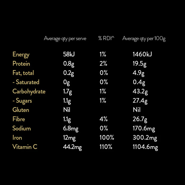 Iron + C Vegan Powder 120g-Matakana Pharmacy