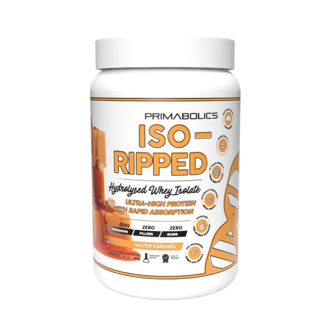 Iso Ripped Salted Caramel 25 Serve-Primabolics-Matakana Pharmacy
