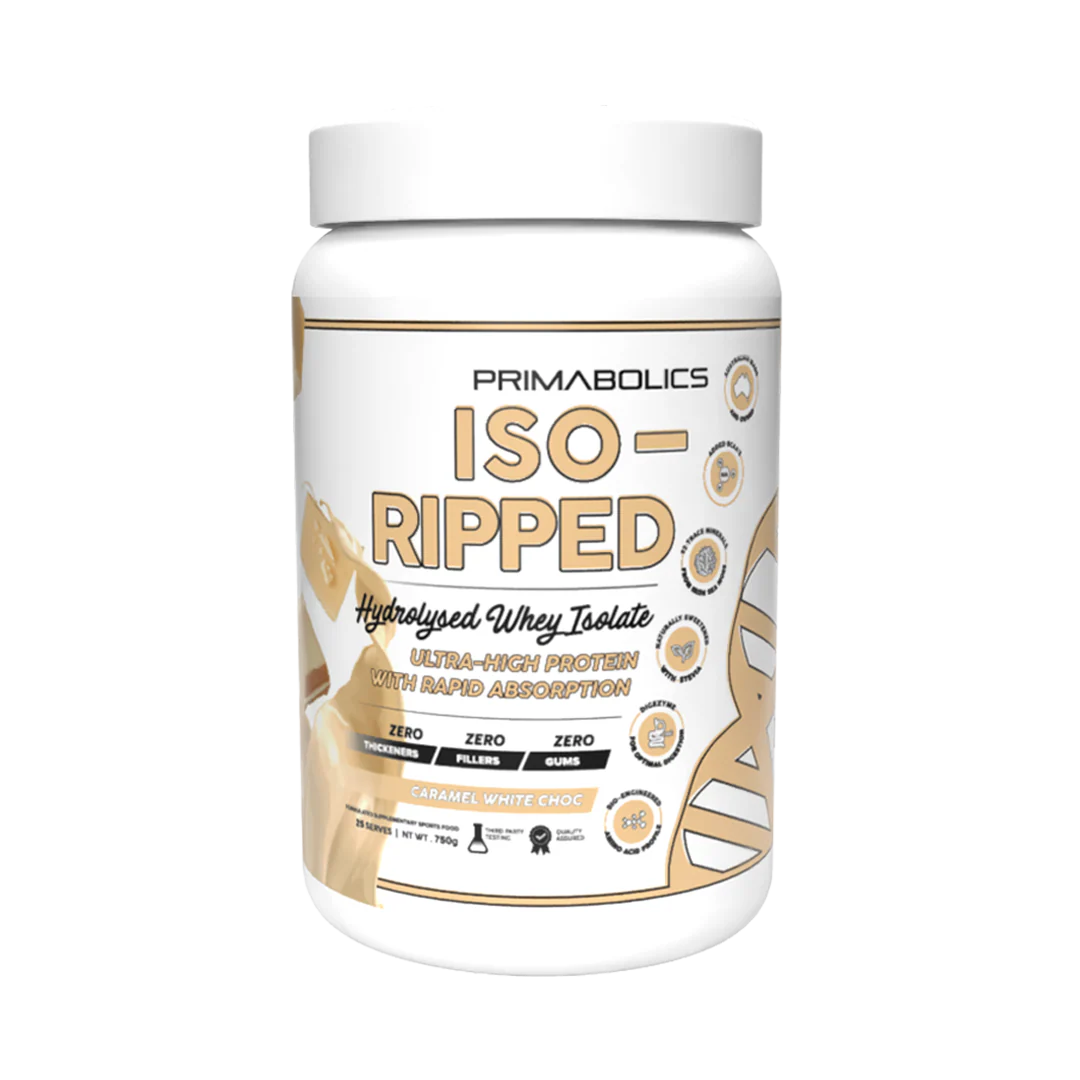 Iso Ripped Spiced Caramel Cookie 25 Serve-Primabolics-Matakana Pharmacy