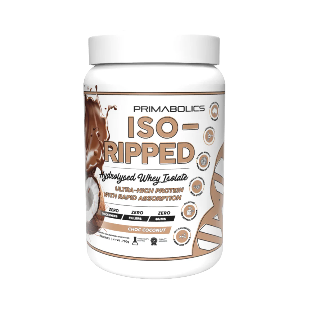 Iso Ripped Choc Coconut 25 Serve-Primabolics-Matakana Pharmacy