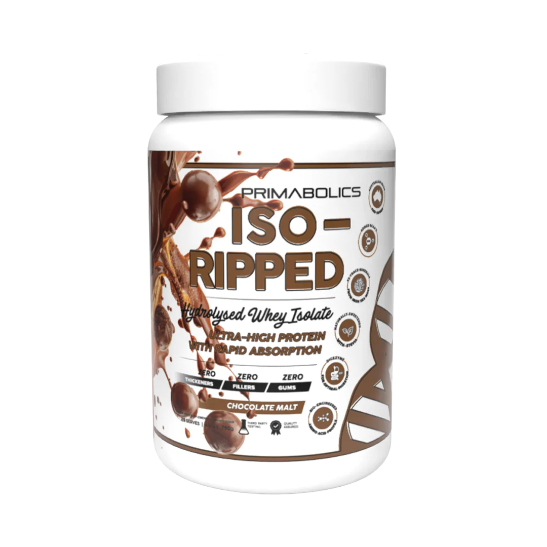 Iso Ripped Choc Malt 25 Serve-Primabolics-Matakana Pharmacy