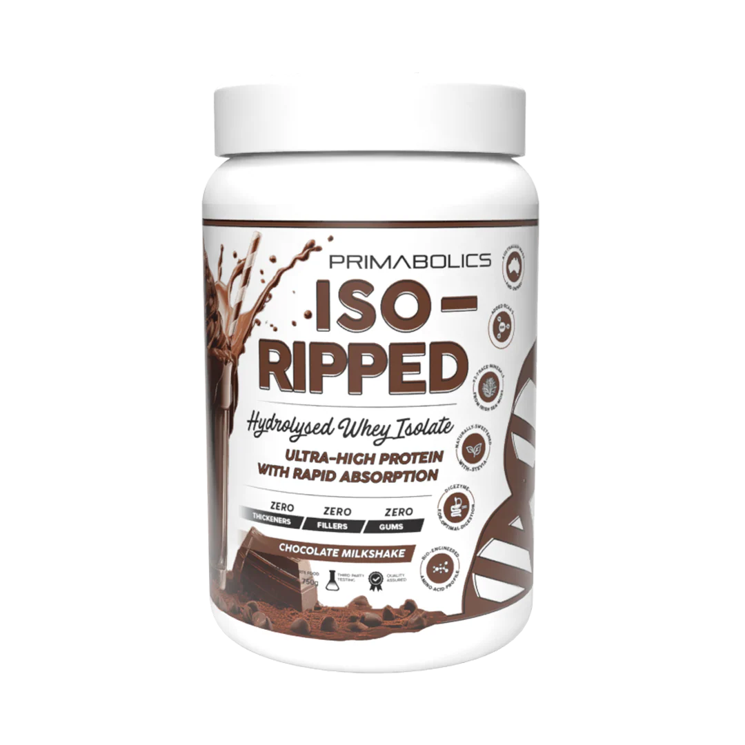 Iso Ripped Choc Milkshake 25 Serve-Primabolics-Matakana Pharmacy