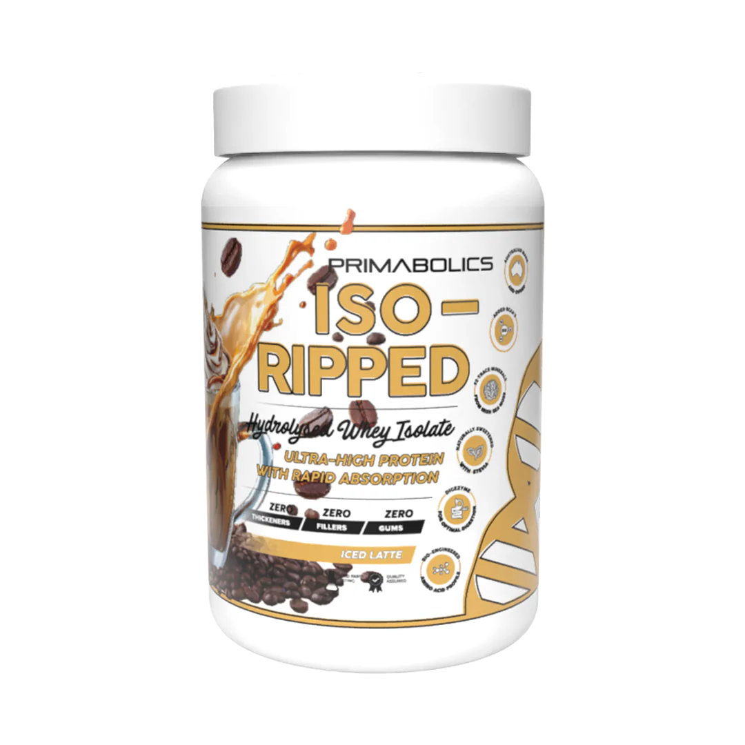 Iso Ripped Iced Latte 25 Serve-Primabolics-Matakana Pharmacy