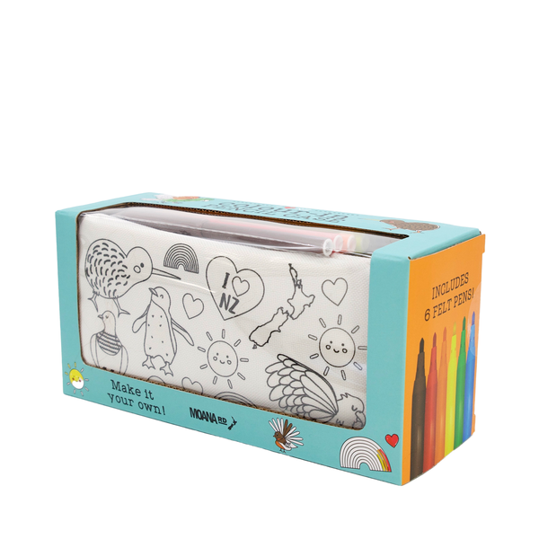 Colour In Pencil Case-Moana Road NZ-Matakana Pharmacy