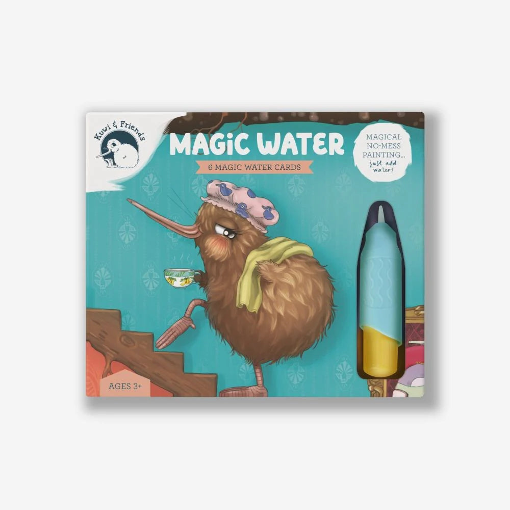 Kuwi & Friends Magic Water Cards Kuwi's Rowdy Crown-Illustrated Publishing-Matakana Pharmacy