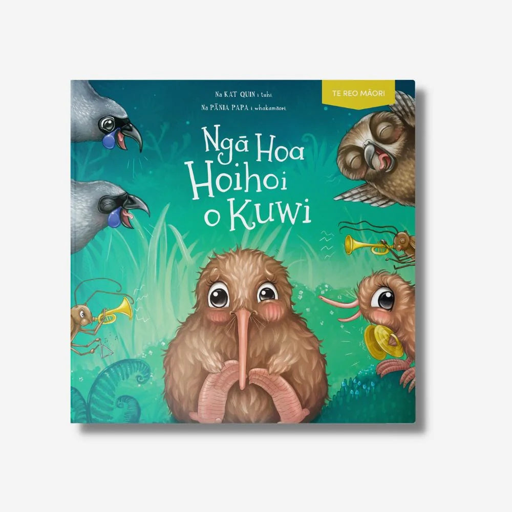 Kuwi's Rowdy Crowd Nga Hoa Hoihoi o Kuwi Te Reo Maori Book-Illustrated Publishing-Matakana Pharmacy