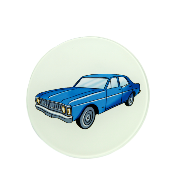 Glass Coasters NZ Vintage Car Club-Matakana Pharmacy