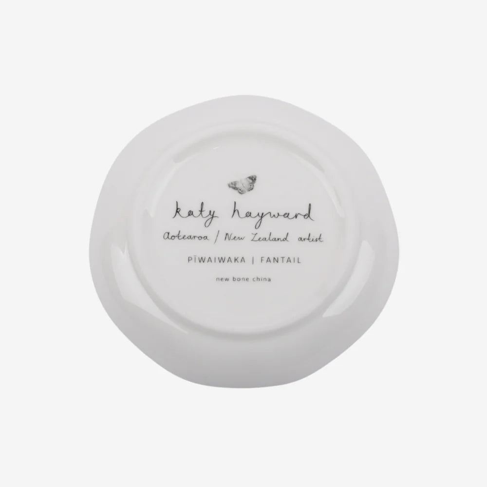 Trinket Dish - Come Fly With Me - Piwaiwaka/Fantail-Katy Hayward-Matakana Pharmacy