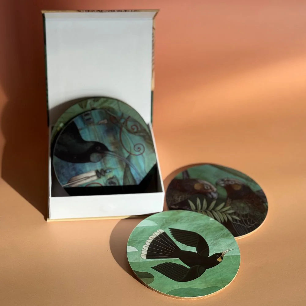 Coasters Set of 6-By Kathryn Furniss-Matakana Pharmacy