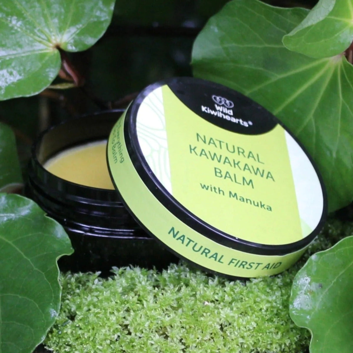 Image of WILD KIWIHEARTS Natural Kawakawa Balm (with Manuka) 45ml