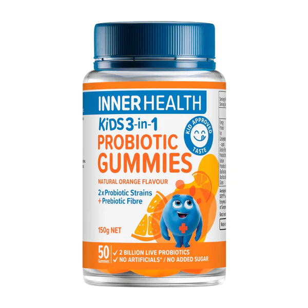 Image of Inner Health Kids 3-in-1 Probiotic Gummies 50s