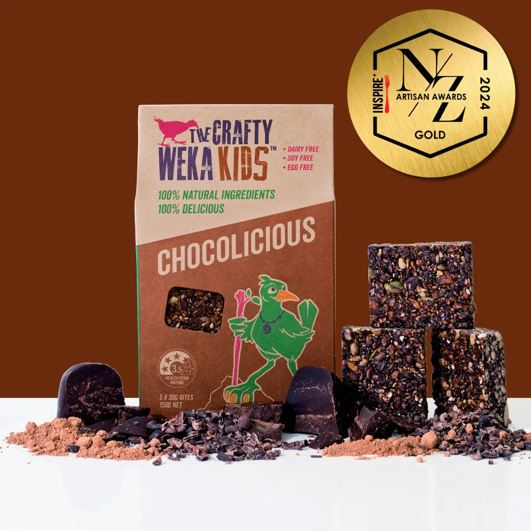 Kids Chocolicious Snack Bar 5 Pack | Crafty Weka-Crafty Weka-Matakana Pharmacy