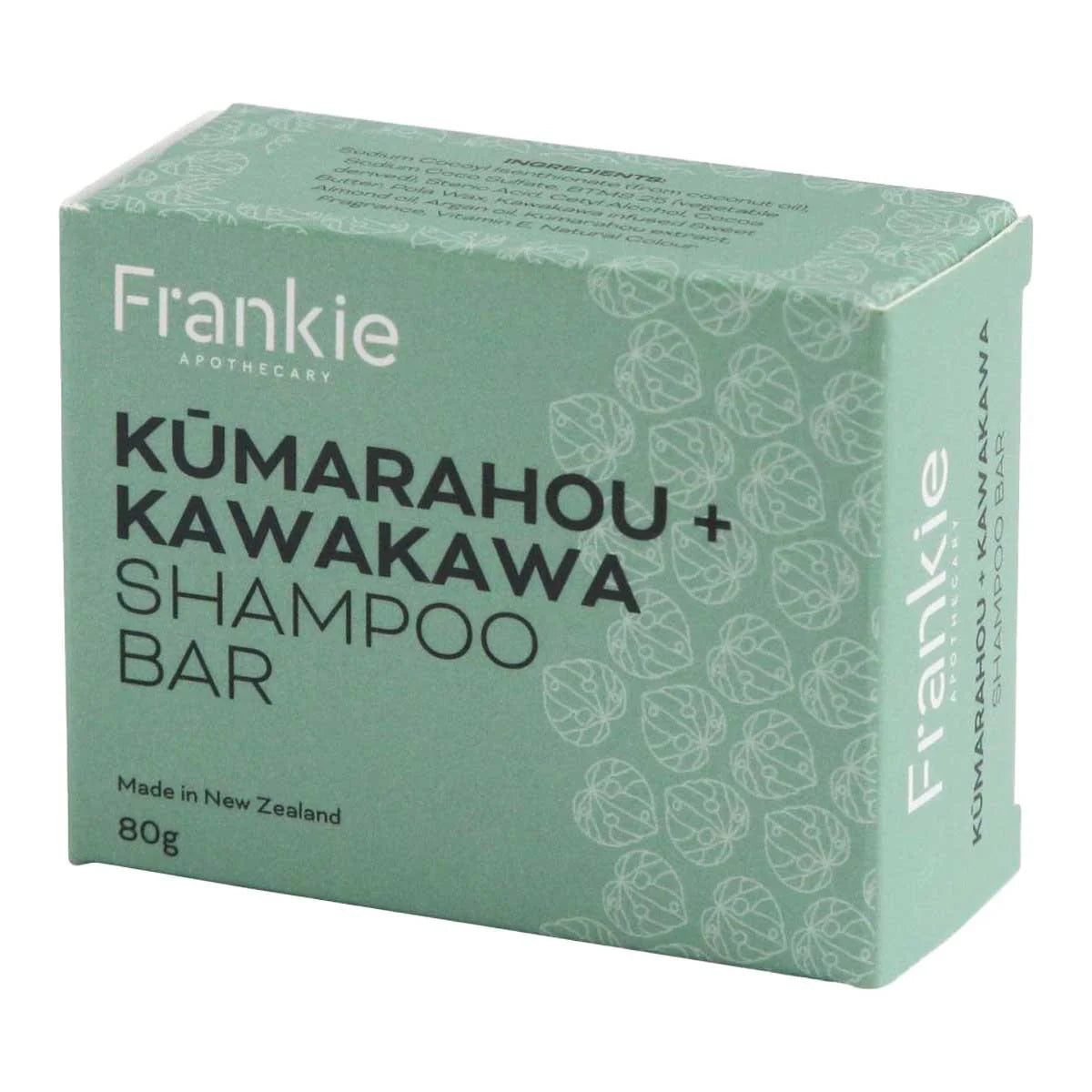 Kumarahou + Kawakawa Shampoo Bar 80g | Frankie Apothecary-Frankie Apothecary-Matakana Pharmacy