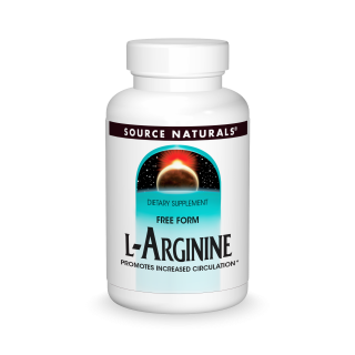 image of source naturals L-arginine 500mg 50 caps