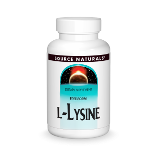 image of source naturals L-Lysine tablets 50 pack