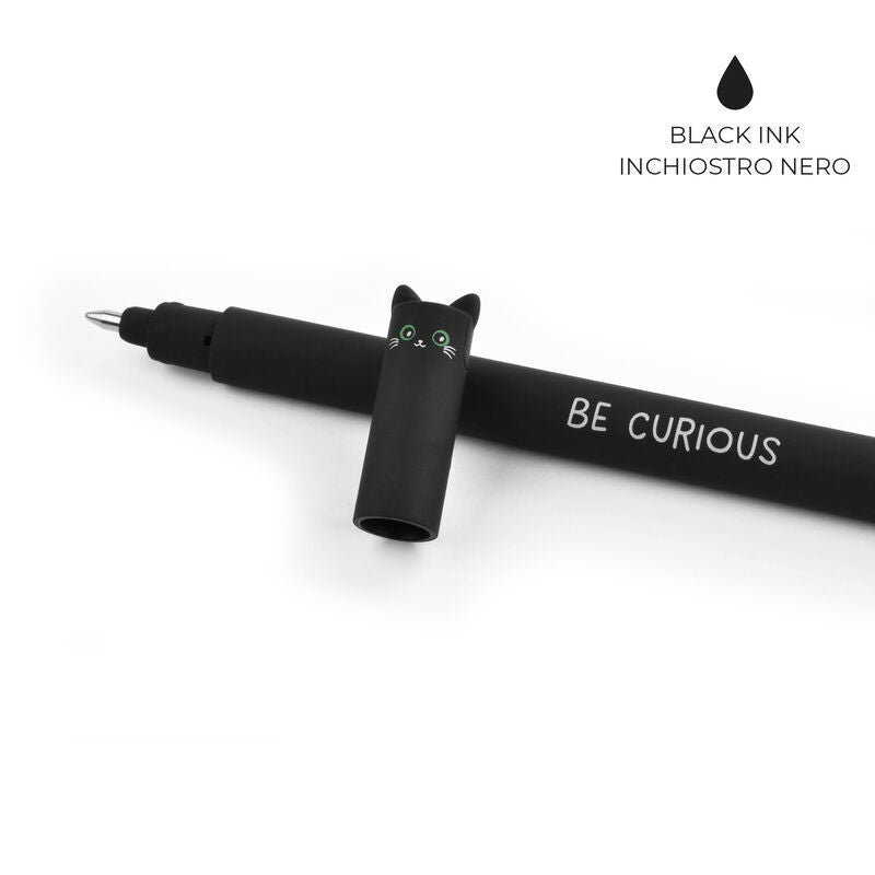 LEGAMI Erasable Pen Cat Black-Matakana Pharmacy