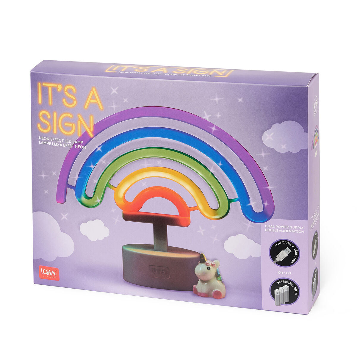 LEGAMI It's A Sign - Rainbow Neon Sign-Matakana Pharmacy