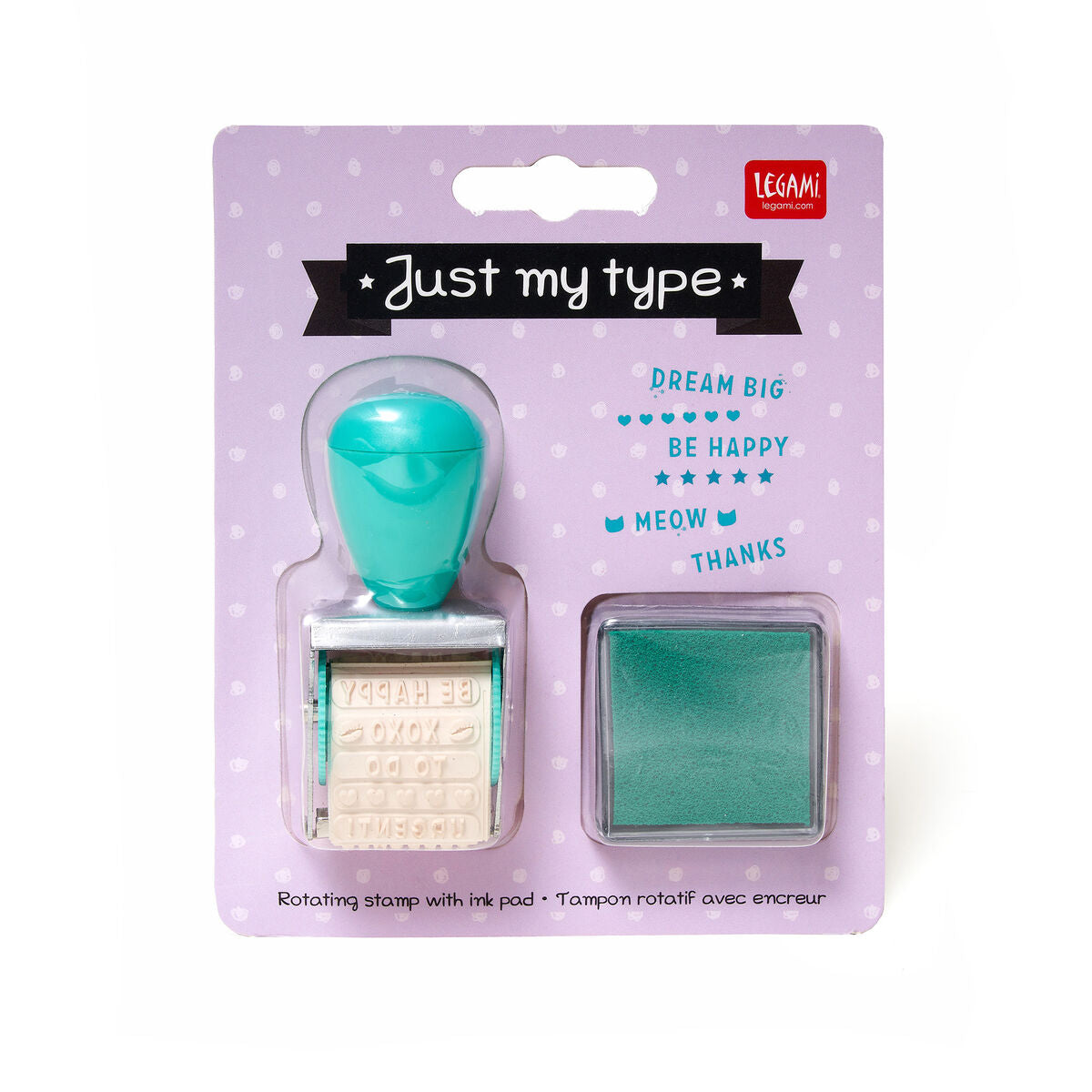 LEGAMI Rotating Stamp & Ink Pad-Matakana Pharmacy