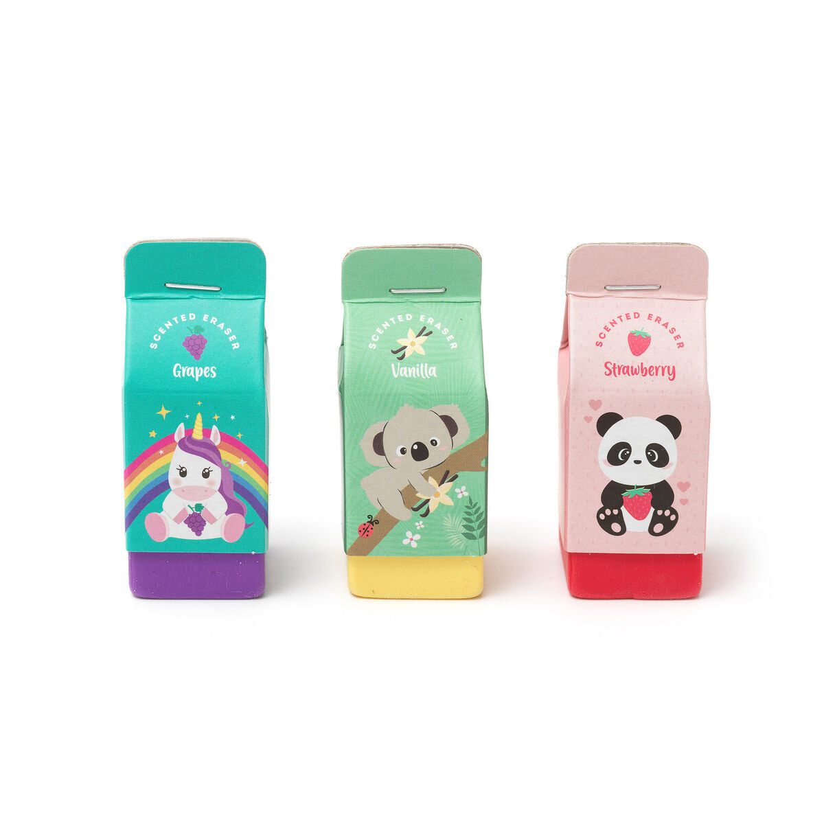 LEGAMI Yummy Yummy Set of 3 Erasers-Matakana Pharmacy