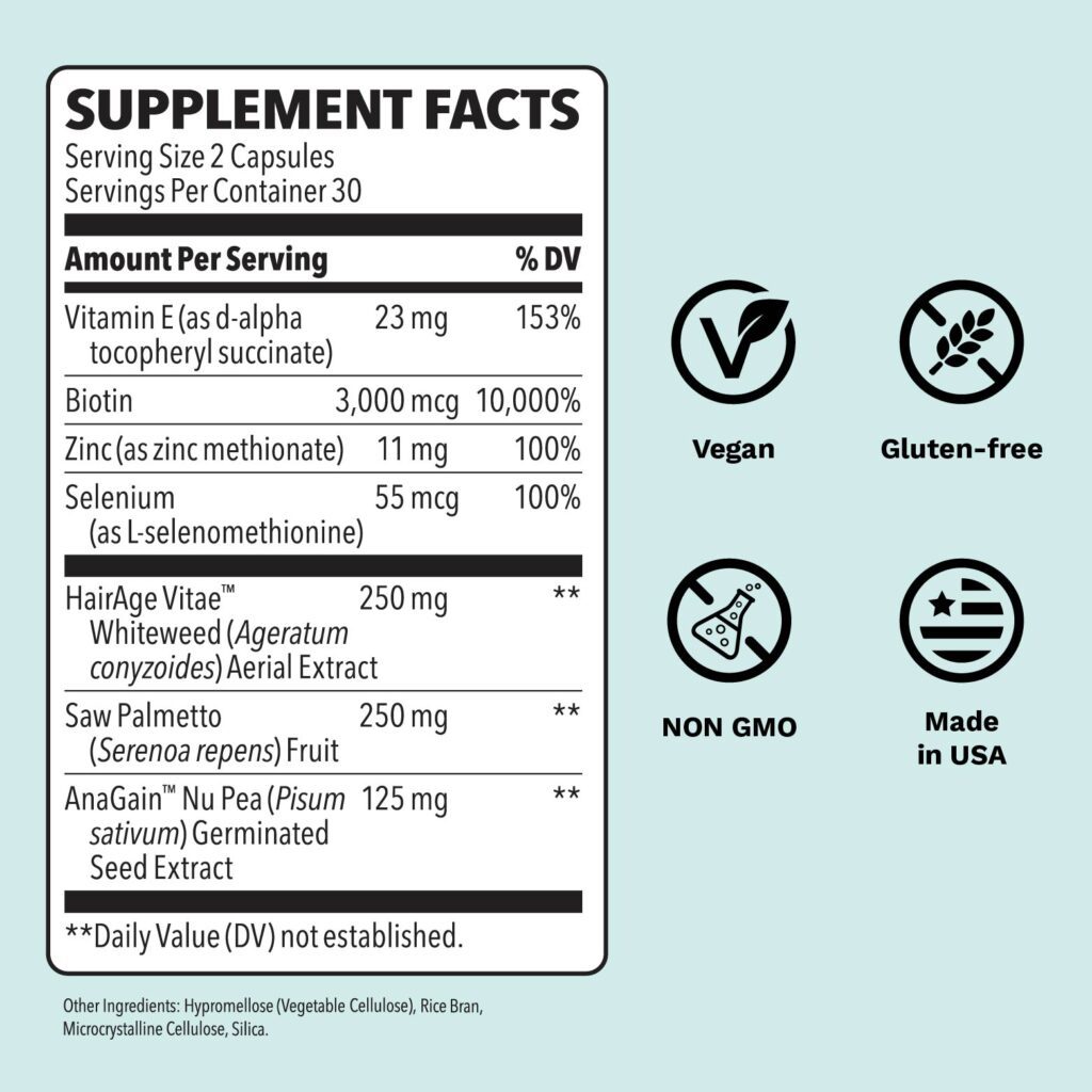 Hair Gro-R 60 Capsules-LifeSeasons-Matakana Pharmacy