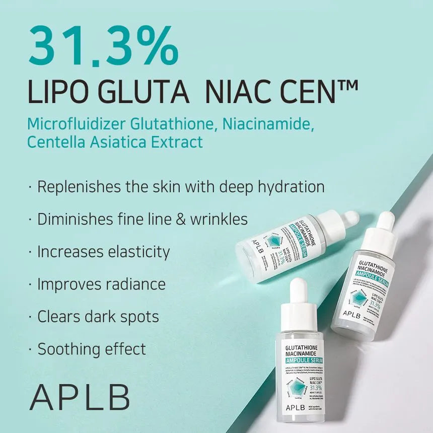 Glutathione Niacinamide Ampoule Serum 40ml-APLB-Matakana Pharmacy