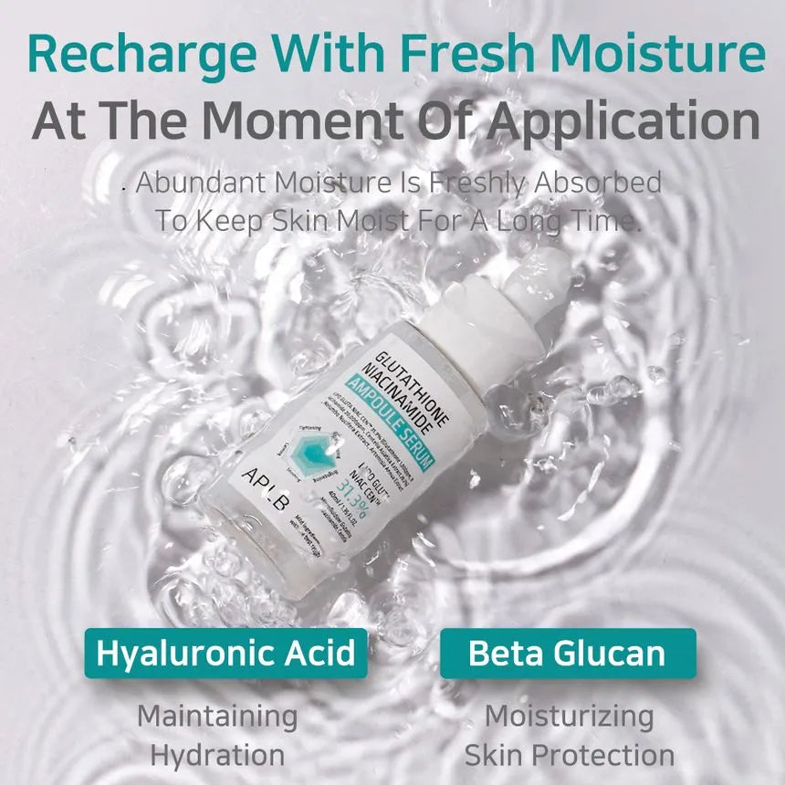 Glutathione Niacinamide Ampoule Serum 40ml-APLB-Matakana Pharmacy