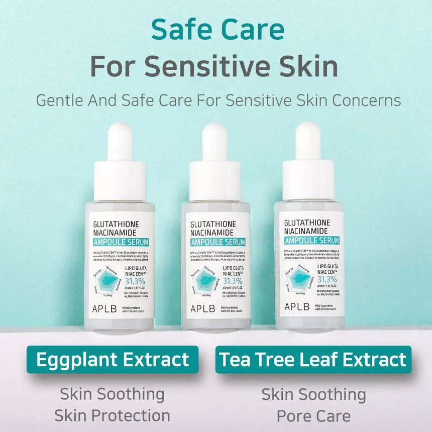 Glutathione Niacinamide Ampoule Serum 40ml-APLB-Matakana Pharmacy