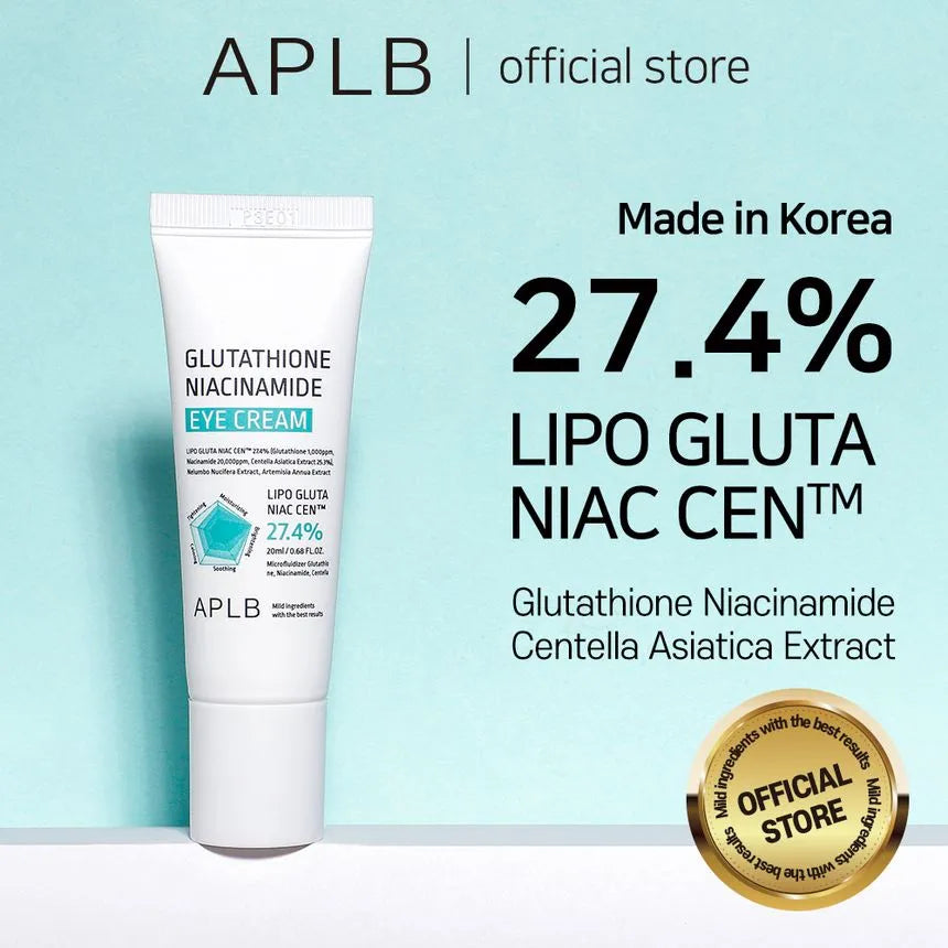 Glutathione Niacinamide Eye Cream 20ml-APLB-Matakana Pharmacy