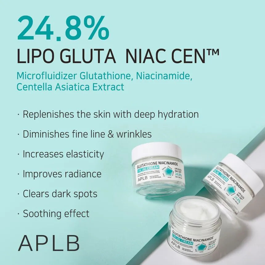 Glutathione Niacinamide Facial Cream 55ml-APLB-Matakana Pharmacy