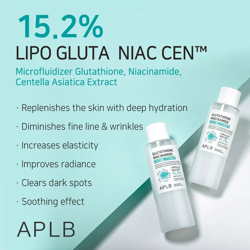 Glutathione Niacinamide Facial Toner 160ml-APLB-Matakana Pharmacy