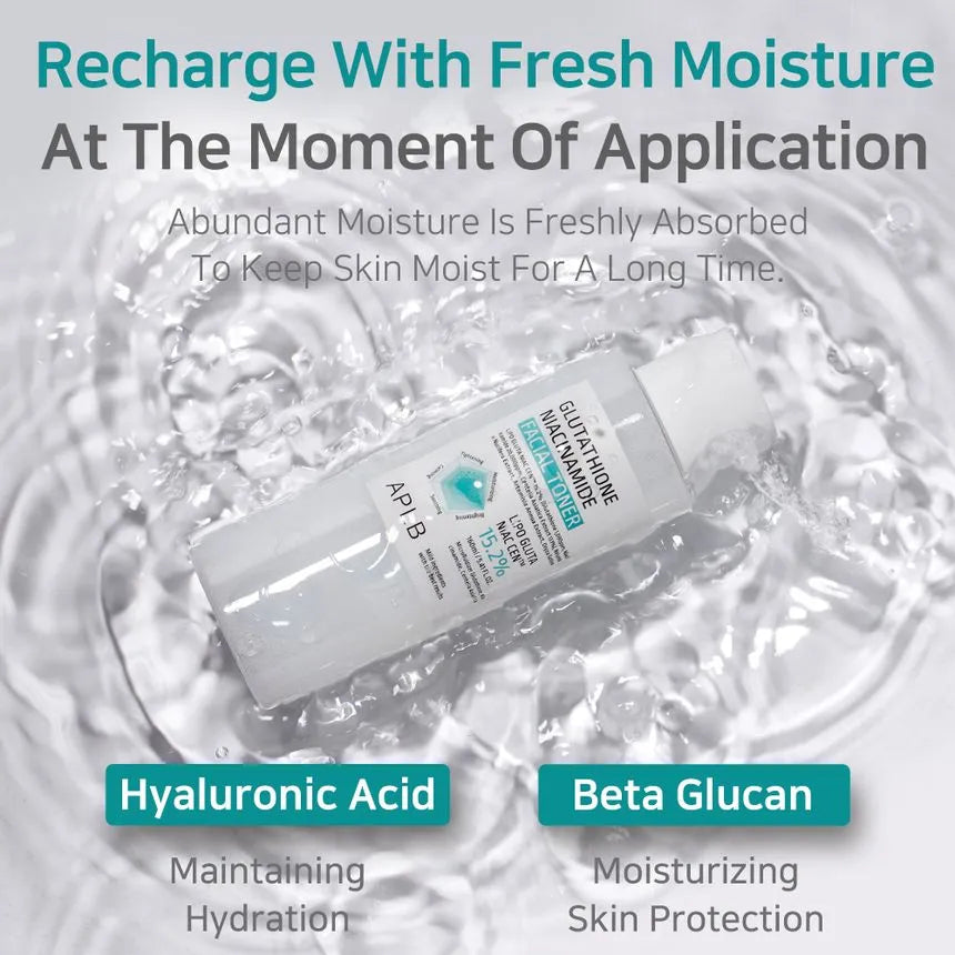 Glutathione Niacinamide Facial Toner 160ml-APLB-Matakana Pharmacy