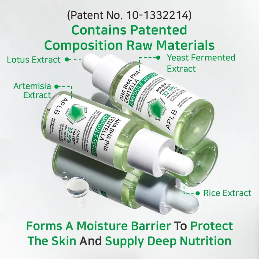 AHA BHA PHA Centella Ampoule Serum 40ml-APLB-Matakana Pharmacy