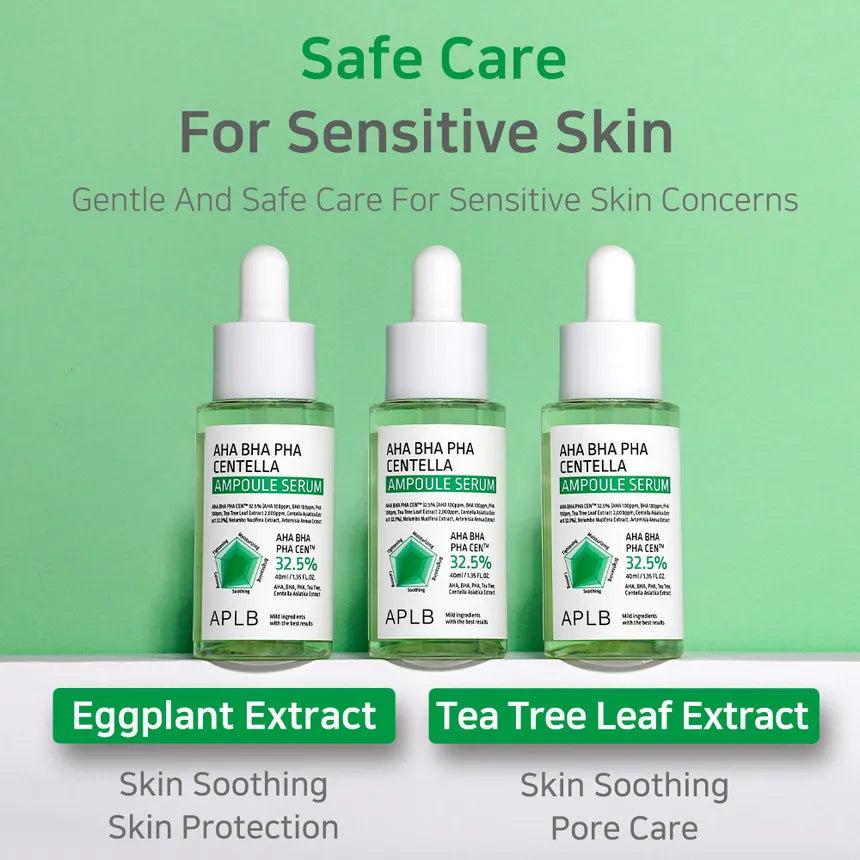 AHA BHA PHA Centella Ampoule Serum 40ml-APLB-Matakana Pharmacy