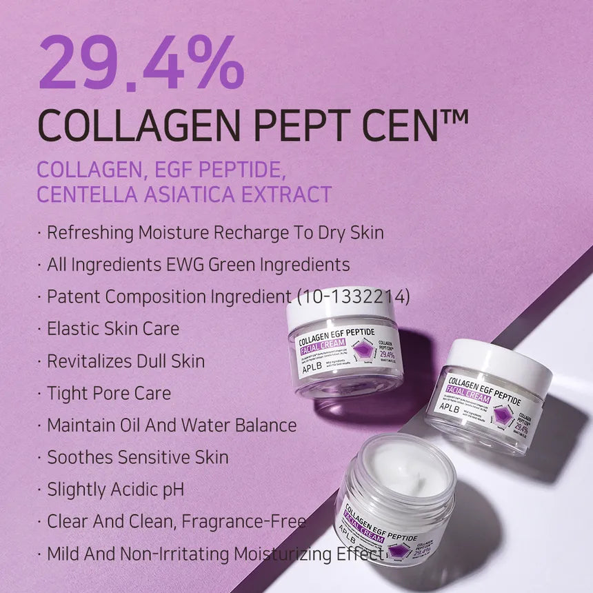 Collagen EGF Peptide Facial Cream 55ml-APLB-Matakana Pharmacy