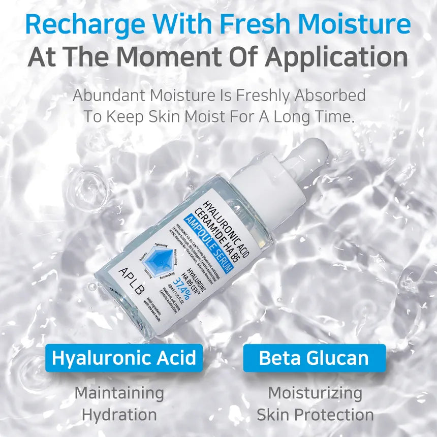 Hyaluronic Acid Ceramide HA B5 Ampoule Serum 40ml-APLB-Matakana Pharmacy