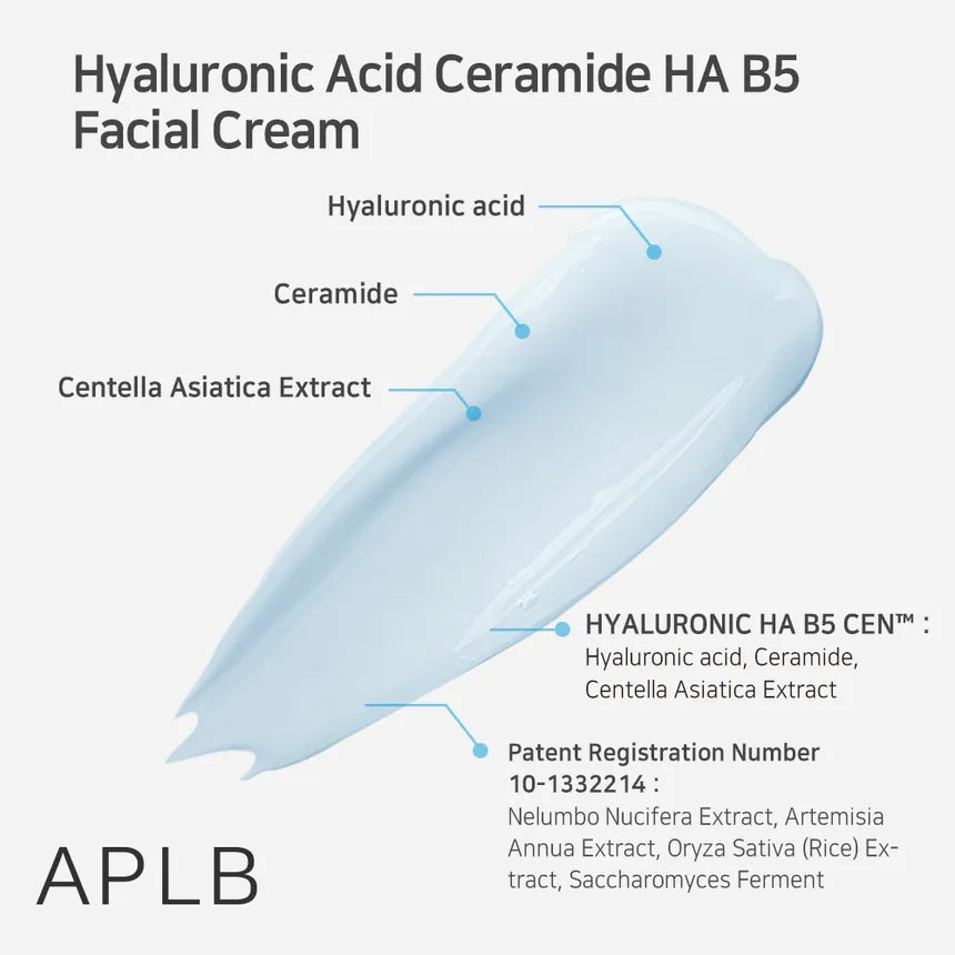 Hyaluronic Acid Ceramide HA B5 Facial Cream 55ml-APLB-Matakana Pharmacy