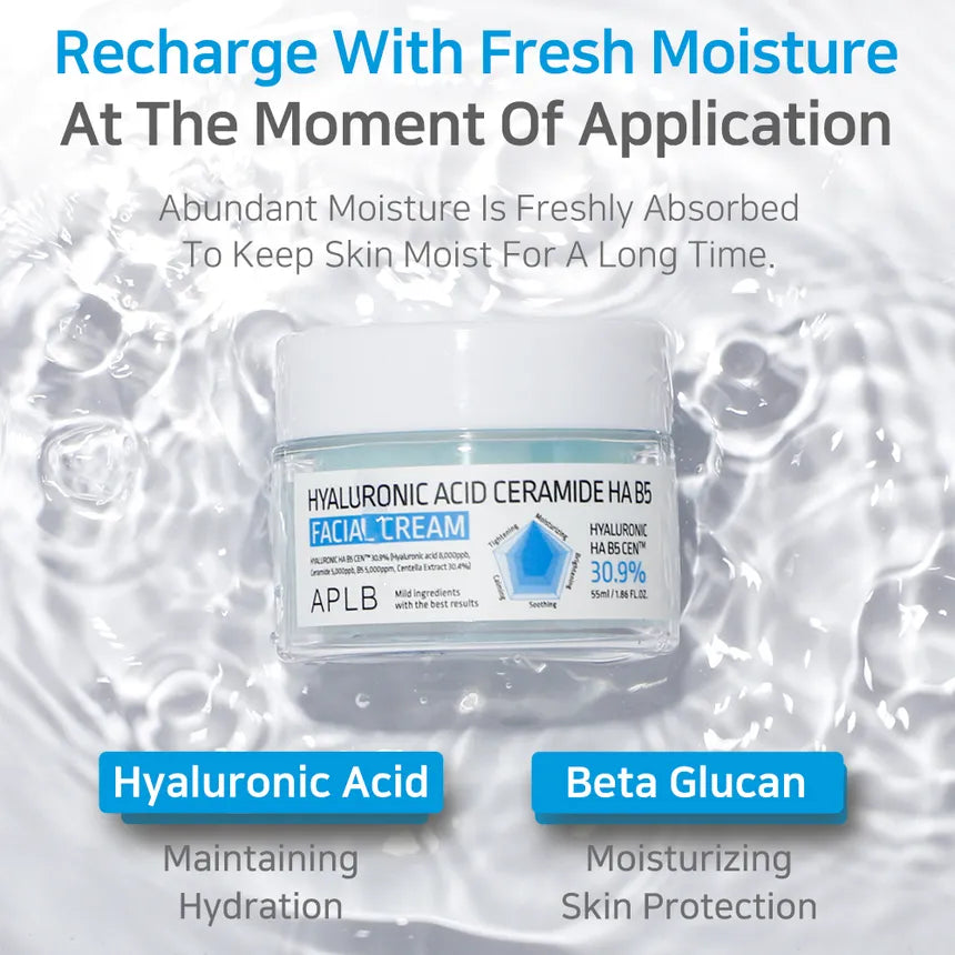 Hyaluronic Acid Ceramide HA B5 Facial Cream 55ml-APLB-Matakana Pharmacy