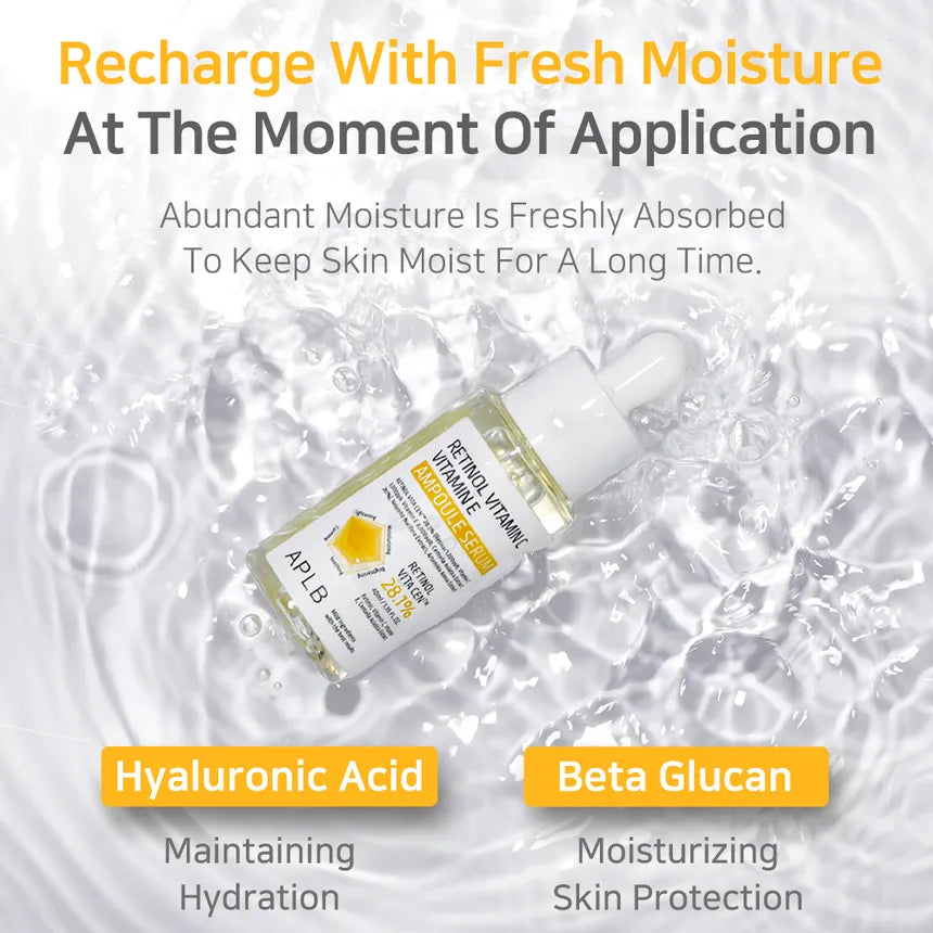 Retinol Vitamin C Vitamin E Ampoule Serum 40ml-APLB-Matakana Pharmacy